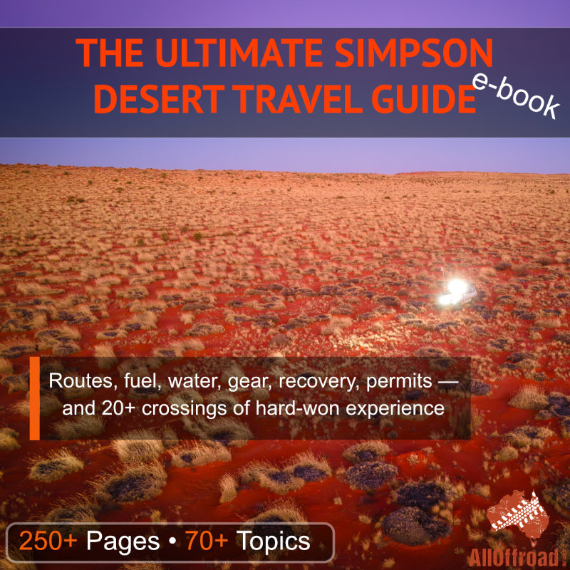 Simpson Desert — the iconic red sand dunes of Australia's largest sand desert