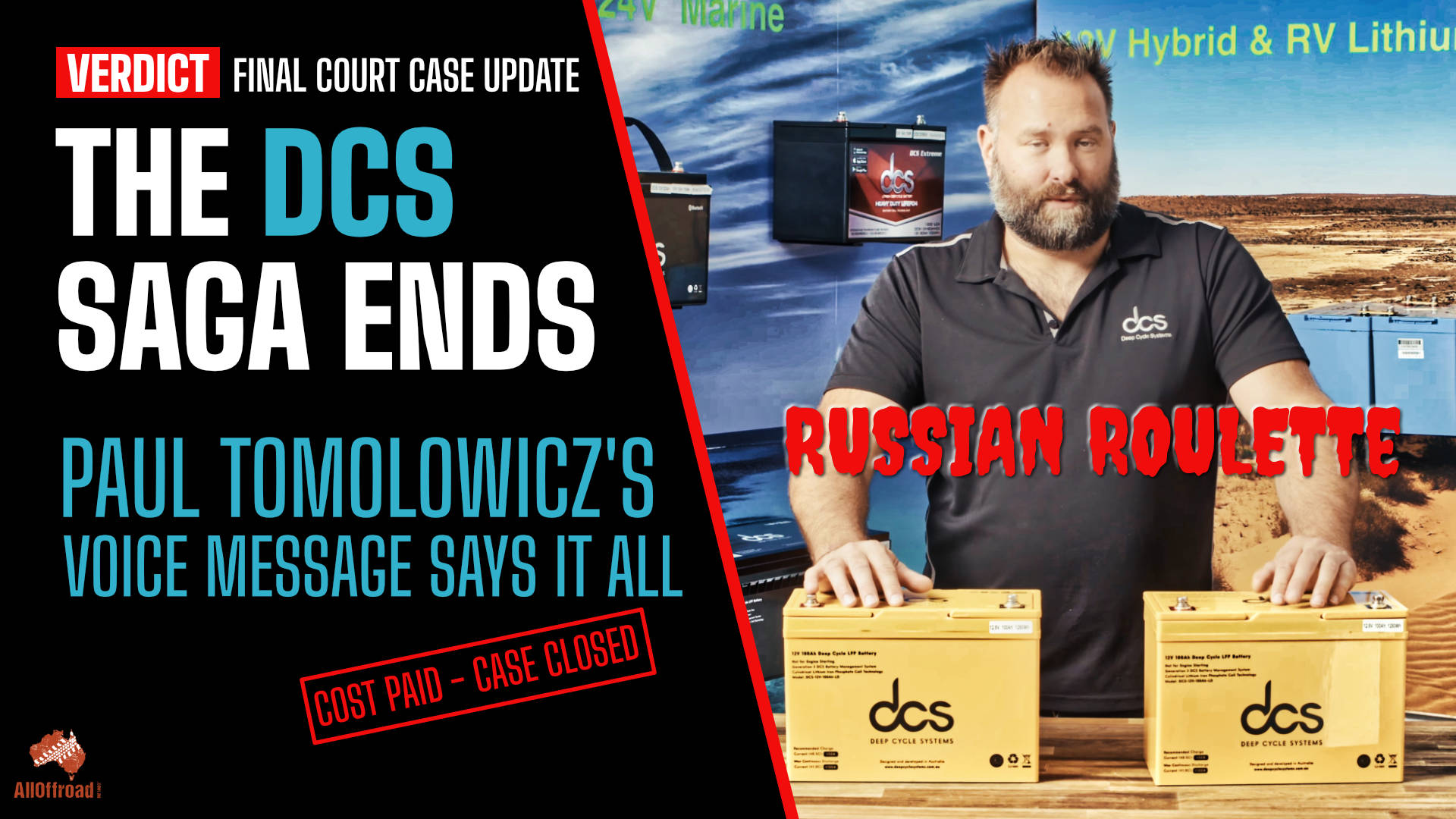 DCS Saga Ends — Russian Roulette in His Words